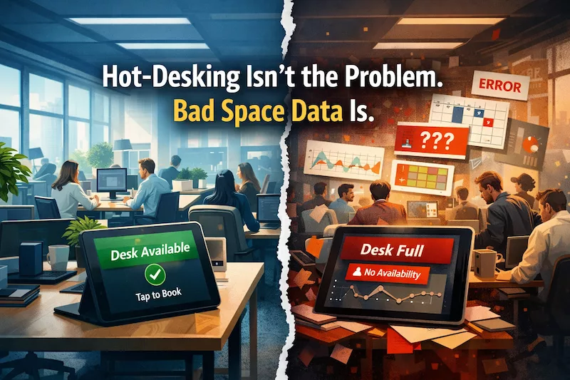 Hot desking isn't the problem, bad space data is.