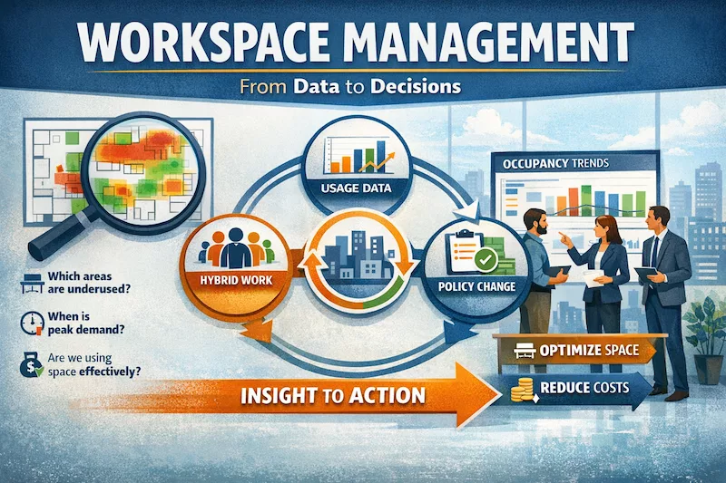 Workspace management from data to decisions.
