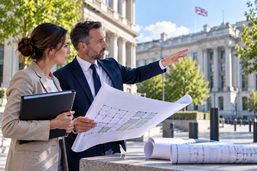 Reviewing building plans to support public sector space management
